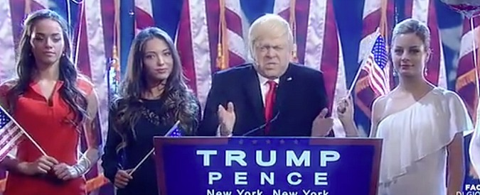 Copertina di Crozza-Trump: “La cosa più importante? La Fondazione Internazionale Globale d’America. La F.I.G.A.”