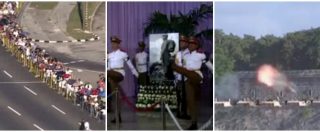 Copertina di Cuba onora Fidel, migliaia in coda. Dal castello del Morro 21 colpi di cannone a salve