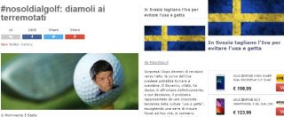 Copertina di Ryder Cup e i 60 milioni stanziati dal governo, blog Grillo: “No soldi al golf, diamoli ai terremotati”