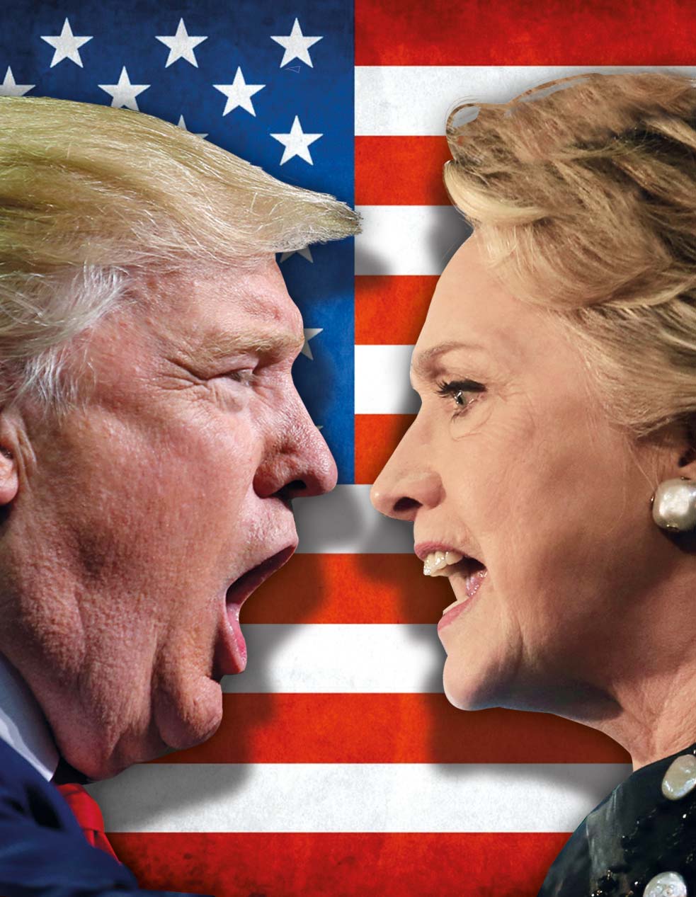 Voto sul filo: Trump contro Clinton, sfida da brividi Voto sul filo: Trump contro Clinton, sfida da brividi