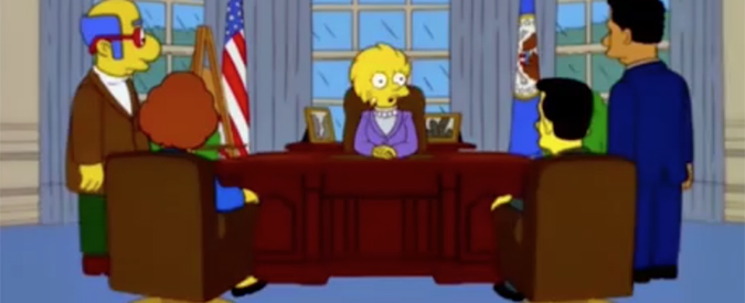 Copertina di Trump, 16 anni fa i Simpson avevano predetto la presidenza del magnate