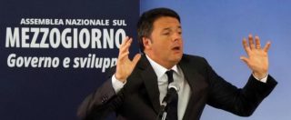 Copertina di Renzi a Napoli tra slogan per il Sì e siparietti con De Luca. All’esterno scontri tra manifestanti e polizia