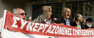 Copertina di Grecia, 10mila in piazza contro i tagli delle pensioni: fondi decurtati del 50%