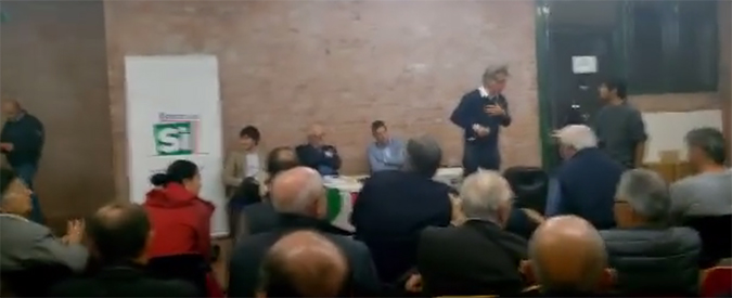 Copertina di Pisa, al dibattito pro-referendum prende la parola un attivista per il No e scoppia la bagarre