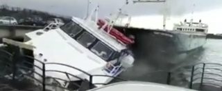 Copertina di Pozzuoli, tamponamento a catena in porto: affonda la motonave “Giorgia”