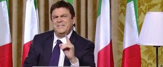 Copertina di Referendum, con Crozza-Renzi il “Matteo risponde” è uno spot per il Sì e chiude cantando: “Onida suca”