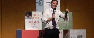 Copertina di Riforme, Renzi: “L’alternativa è fra il sì e il mai”. Poi lancia il “kit anti-bufale”