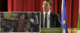 Copertina di Palermo, la vigilessa contesta Renzi. Lui fatica a placare gli animi: “Non credo stia facendo molto per la sua causa”