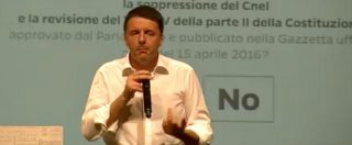 Copertina di Referendum, Renzi a Livorno tra contestatori e toni apocalittici: “Se dite No, dite No per sempre”