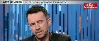 Copertina di Scanzi: “Renzi ha detto che non c’è rinvio referendum? Se dovessimo credergli, Letta sarebbe ancora premier”