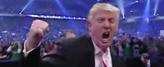 Copertina di Trump campione di wrestling, atterra e umilia il magnate McMahon