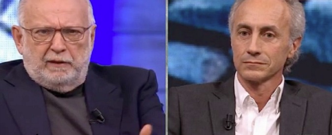 Copertina di Zucconi vs Travaglio: “Salvini che esulta mi fa venire il mal di pancia”. “Il referendum non è un’alleanza di governo”