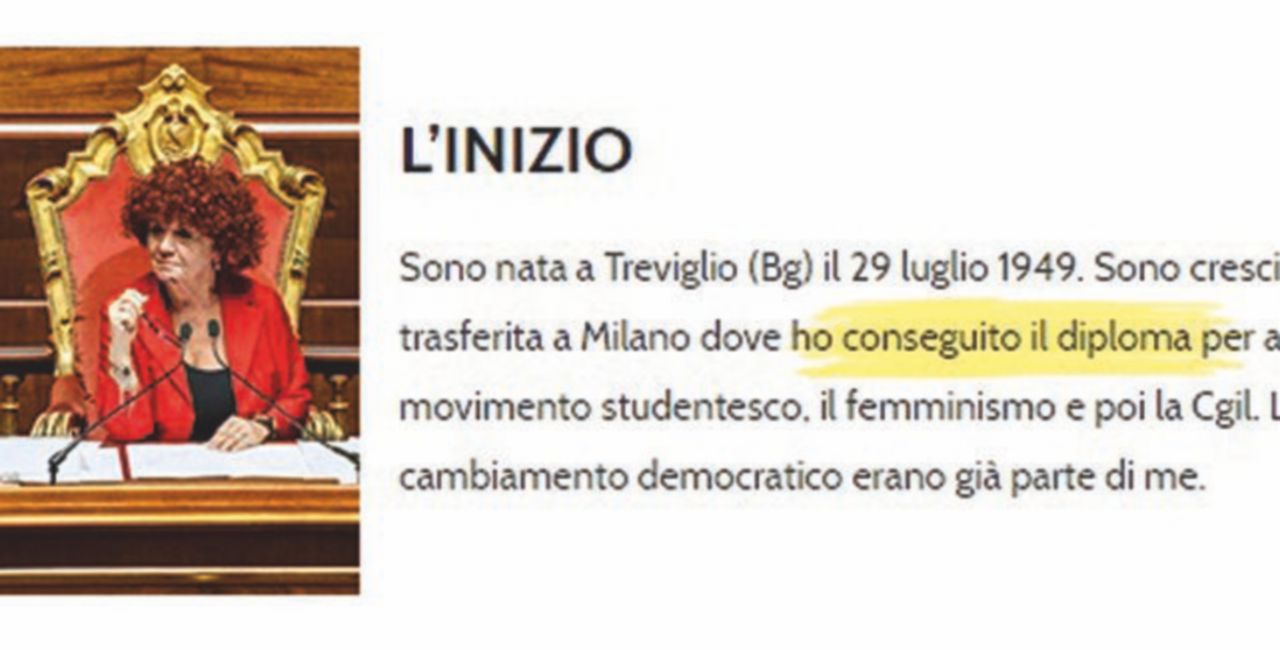 Fedeli corregge il curriculum: non è più laureata Fedeli corregge il curriculum: non è più laureata