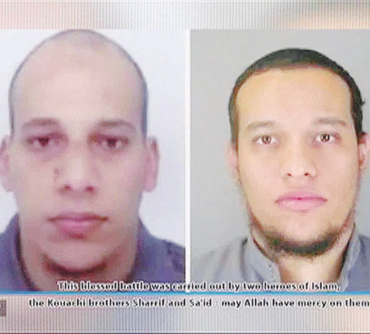 I fratelli Kouachi, autori della strage a Charlie Hebdo del 7 gennaio 2014 - Ansa La parabola di Hakim, l’“emiro” di Francia mente dell’attacco a Charlie ucciso dal drone