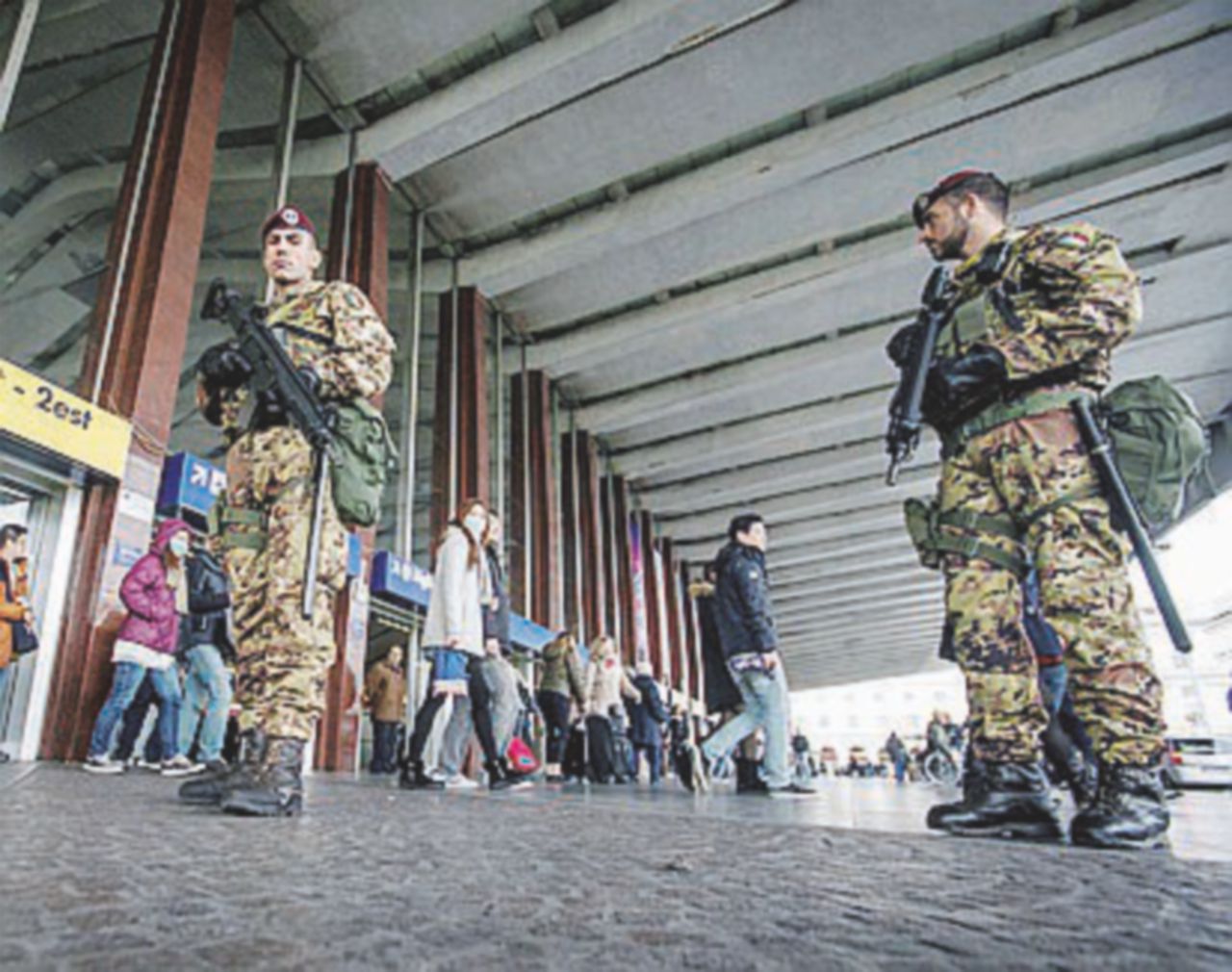 Pattuglia di militari a Roma - Ansa “Roma, Giubileo della sicurezza”