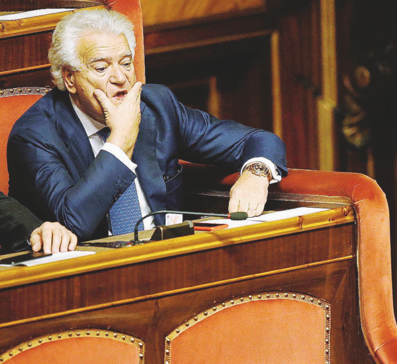 Denis Verdini, leader di Ala (che ha votato sì) - Ansa E ora tutti col governo… B. e Verdini votano col Pd