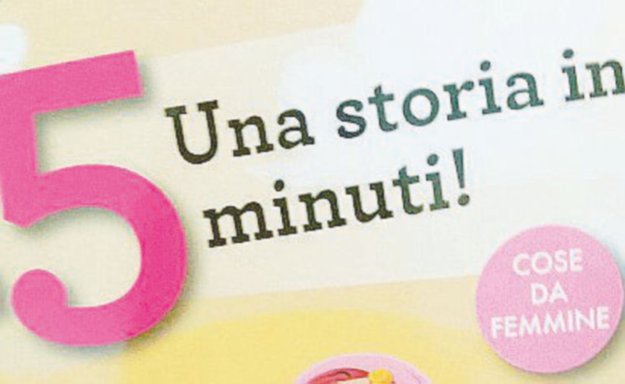 Copertina di “Cose da femmine”: i libri divisi per genere