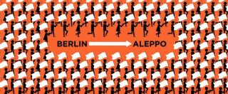 Copertina di Aleppo, da Berlino la marcia “dei civili per i civili”. Mille persone a piedi verso la Siria