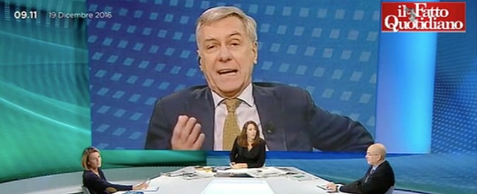 Copertina di Raggi e Sala: giornalisti tifosi? Polemica a La7 tra Barbacetto, Esposito (Pd) e Aldo Cazzullo