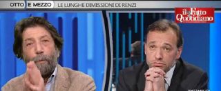 Copertina di Scivolone di Cacciari: “Renzi? Anche un cieco, un sordo, un handicappato capirebbe che non può governare”
