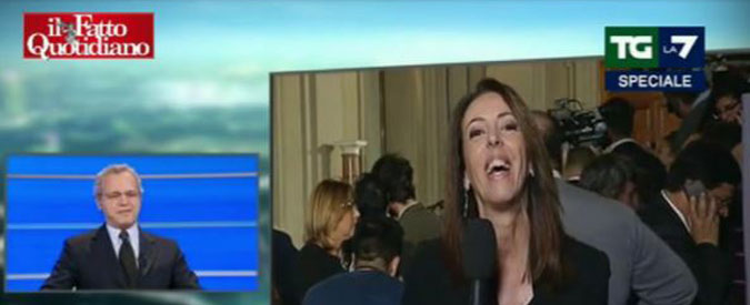 Copertina di Governo Gentiloni, Mentana: “Valeria Fedeli all’Istruzione? Dal rosato al magenta come tinta di rosso”