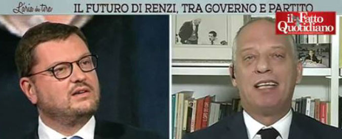 Copertina di Riforme, lapsus di Migliore (Pd): scambia Renzi con Berlusconi, poi litiga con Gomez