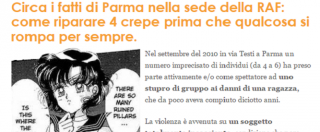 Stupro di gruppo nel centro antifascista di Parma, dopo sei anni un post (scritto da donne) squarcia il silenzio