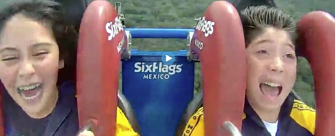 Copertina di La “fionda” è spaventosa, il ragazzino urla e ride. Ma sviene quattro volte sulla giostra