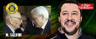 Copertina di Salvini: “Mattarella? Come Napolitano, oltre poteri della Costituzione. M5s? Diverso dalla Lega”