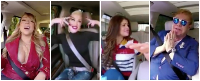 Copertina di Christmas Carpool! Mariah Carey, Elton John, Adele e i Red Hot Chili Peppers come non li avete mai sentiti