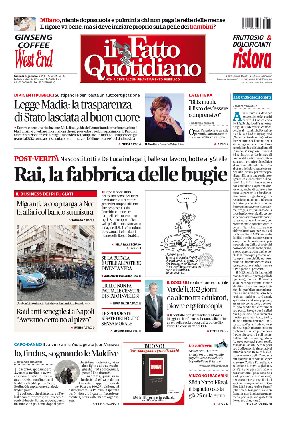 Rai, la fabbrica delle bugie