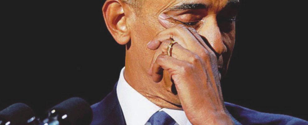Emozione - Barack Obama durante il suo intervento a Chicago dinanzi a 20 mila persone - Reuters Capitan America, addio con rimpianti