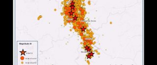 Copertina di Terremoto Centro Italia, Ingv: “Dal 24 agosto a oggi oltre 48mila scosse”. Ecco la sequenza sismica