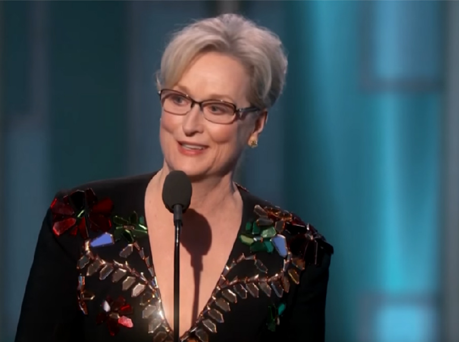 Copertina di Golden Globes 2017, Meryl Streep contro Trump: “Un potente che ha bullizzato un disabile”