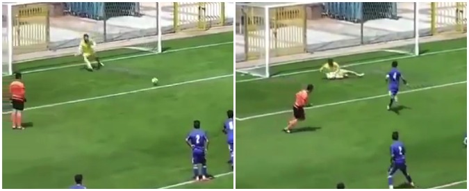 Copertina di Para il rigore, ma per questo portiere la gioia dura davvero troppo poco…