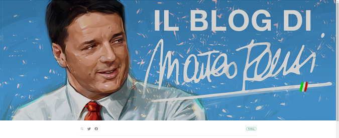 Matteo Renzi apre un blog. Ma non era lui a dire a Grillo di uscirne?