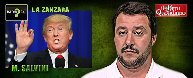 Copertina di Salvini: “Trump? Se andrò al governo, farò come lui. Datemi 6 mesi e riporto ordine in Italia”