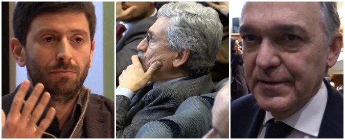 Copertina di Pd, D’Alema con Rossi e Speranza: “Voto subito? No, congresso subito”