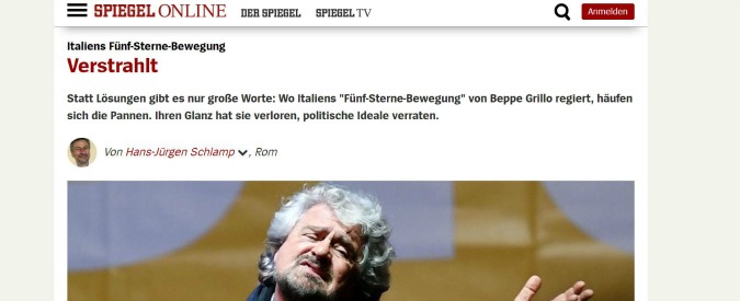 M5S, Spiegel: “Ha tradito i propri ideali”. E adesso “re Grillo può dare la grazia”