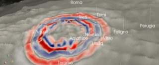 Copertina di Terremoto, le onde di propagazione del sisma. Ricostruzione 3D