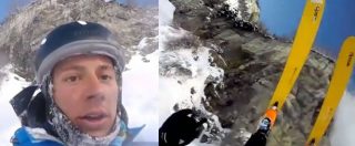 Copertina di “Non è un dosso ma un dirupo”: sciatore commette errore di valutazione e fa un volo di 50 metri