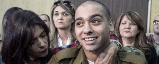 Copertina di Elor Azaria, condannato a 18 mesi il soldato israeliano che uccise un assalitore palestinese ferito a terra – FOTO