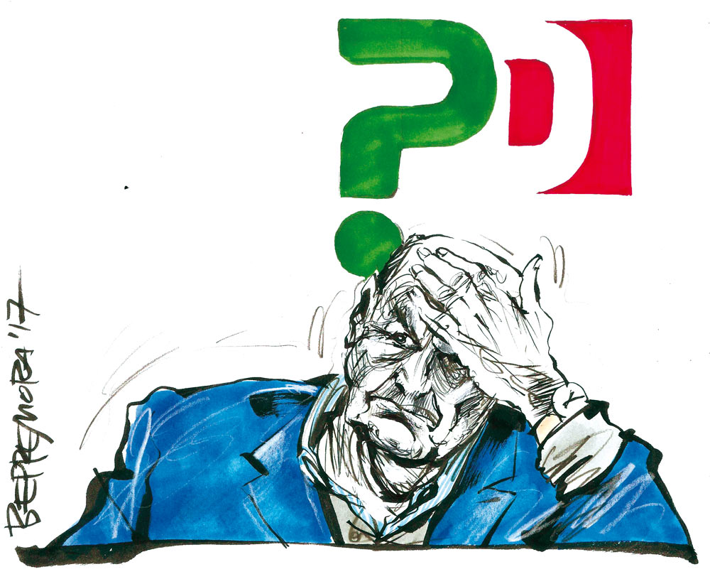 Copertina di La vignetta di Beppe Mora