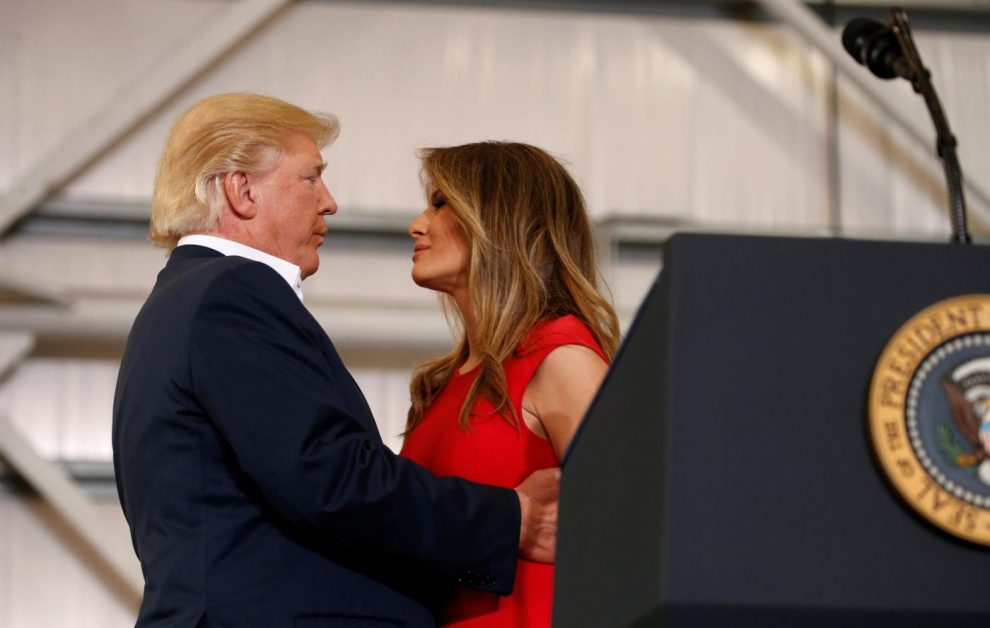 Trump e la first lady Melania in Florida per comizio ‘Make America Great Again’