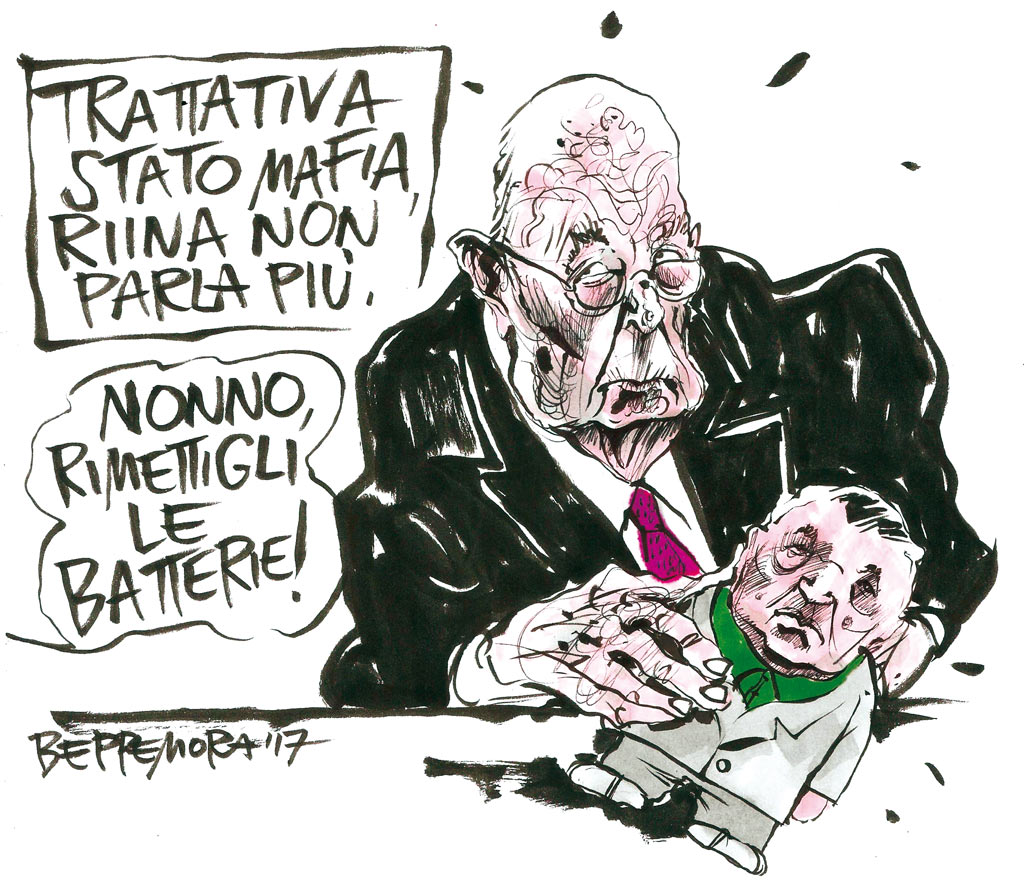 Copertina di La vignetta di Beppe Mora