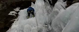 Copertina di Gressoney, crolla una cascata di ghiaccio: morti 4 scalatori italiani