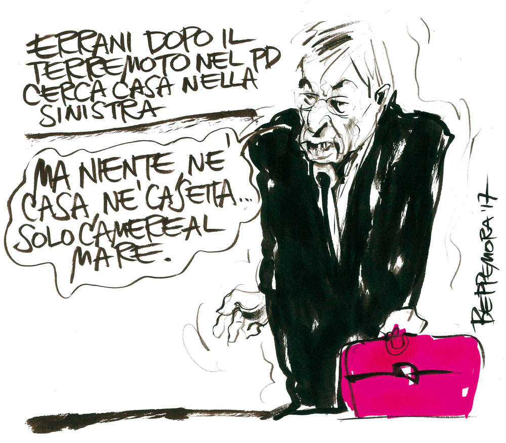 Copertina di La vignetta di Beppe Mora