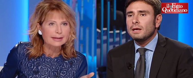 Copertina di M5s, Di Battista vs Gruber: “Lista nera giornalisti e punizioni? Ma per chi ci ha preso? Per gente del Medioevo?”