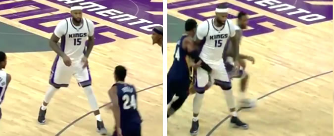 Copertina di Enorme fallo in campo, Buddy Hield beccato in flagrante: espulso dopo aver strizzato i gioielli dell’avversario