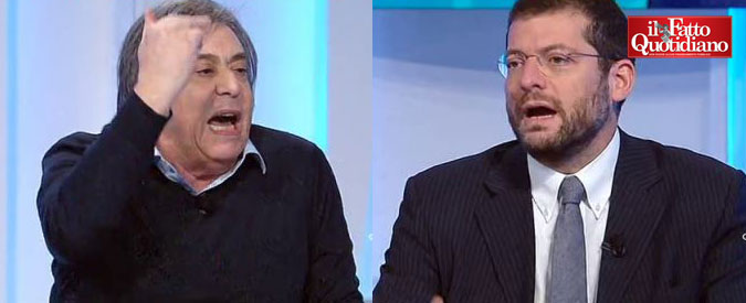 Copertina di Romano (Pd) vs Freccero: “Sei passato all’antidoping?”. “Ti denuncio, sei una persona ignobile”